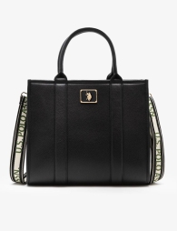 Жіноча сумка тоут U.S. Polo Assn 1159807379 (Чорний, One size)