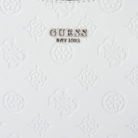 Жіноча сумочка Guess на плече з логотипом 1159810088 (Білий, One size)