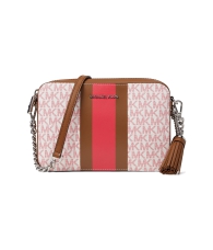 Жіноча сумка кросбоді Michael Kors на блискавці 1159810091 (Рожевий, One size)
