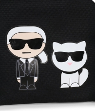 Женская сумка Karl Lagerfeld Paris с принтом 1159814392 (Черный, One size)