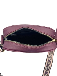 Женская сумка кроссбоди U.S. Polo Assn с логотипом 1159814410 (Бордовый, One size)
