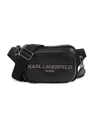 Женская сумка 2 в 1 Karl Lagerfeld Paris поясная и кроссбоди 1159816231 (Черный One size)