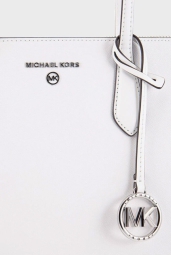 Женская большая сумка тоут Michael Kors из сафьяновой кожи 1159817660 (Белый One size)