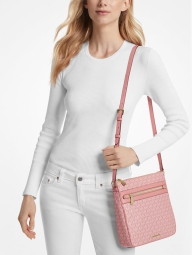 Женская сумка кроссбоди Michael Kors на молнии 1159821307 (Розовый One size)