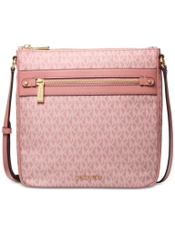 Женская сумка кроссбоди Michael Kors на молнии 1159821307 (Розовый One size)