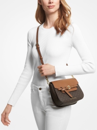Женская сумка кроссбоди Michael Kors с принтом 1159821374 (Коричневый One size)