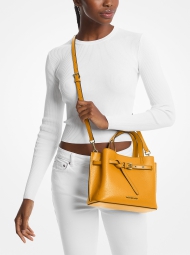 Жіноча шкіряна сумка кроссбоді Michael Kors у подарунковій коробці 1159822343 (Жовтий One size)