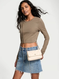 Жіноча міні сумка Victoria's Secret кроссбоді 1159822366 (Молочний One size)