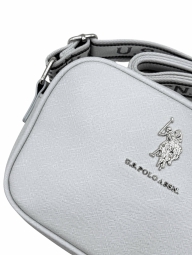 Жіноча сумка кроссбоді US Polo Assn з логотипом 1159822579 (Сірий One size)