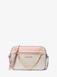 Жіноча сумка кроссбоді Michael Kors у подарунковій коробці 1159823294 (Молочний/Рожевий One size)