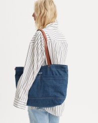 Сумка-шопер Levi's з логотипом 1159825081 (Синій One size)