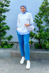 Сумка в сеточку от UNIQLO через плечо 1159831093 (Серый One size)