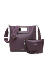 Женская сумка кроссбоди Calvin Klein с косметичкой 1159831870 (Фиолетовый One Size)