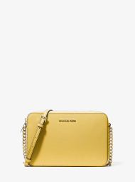 Кожаная женская сумка кроссбоди Michael Kors в подарочной коробке 1159831882 (Желтый One size)