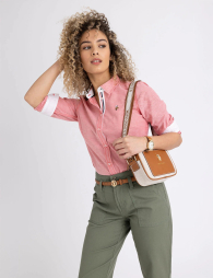 Жіноча сумка кроссбоді US Polo Assn з логотипом 1159831896 (Коричневий One size)