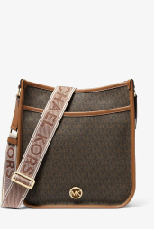 Женская сумка кроссбоди Michael Kors с принтом 1159832147 (Коричневый One size)
