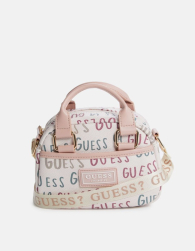 Сумка через плечо с широким ремешком Guess 1159832595 (Молочный One size)