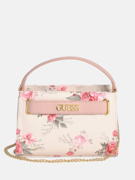 Женская сумочка Guess с принтом 1159834140 (Молочный One size)