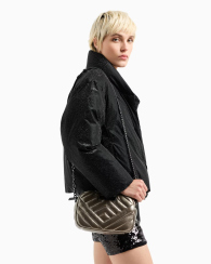Женская сумка Armani Exchange кроссбоди 1159834170 (Серый One size)
