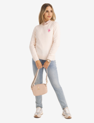 Женская сумка кроссбоди U.S. Polo Assn с логотипом 1159834714 (Розовый One size)
