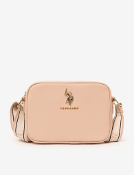 Женская сумка кроссбоди U.S. Polo Assn с логотипом 1159834714 (Розовый One size)