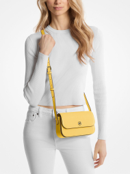 Женская кожаная сумка кроссбоди Michael Kors с логотипом 1159834986 (Желтый One size)