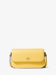 Женская кожаная сумка кроссбоди Michael Kors с логотипом 1159834986 (Желтый One size)