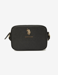 Женская сумка кроссбоди U.S. Polo Assn с логотипом 1159835471 (Черный One size)