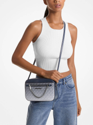 Женская сумка кроссбоди Michael Kors с принтом 1159835641 (Синий One size)