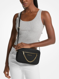 Женская сумка кроссбоди Michael Kors из сафьяновой кожи 1159835646 (Черный One size)