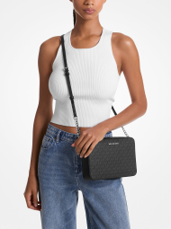 Женская сумка кроссбоди Michael Kors на молнии 1159835664 (Черный One size)