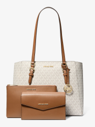 Набор сумок Michael Kors тоут и две сумки-кроссбоди 1159835685 (Молочный One size)