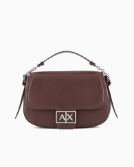 Женская сумка через плечо с монограммой-логотипом  Armani Exchange 1159836032 (Коричневый One size)