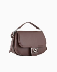 Женская сумка через плечо с монограммой-логотипом  Armani Exchange 1159836032 (Коричневый One size)