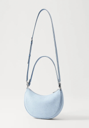 Женская текстильная сумка кроссбоди Michael Kors на молнии 1159838057 (Голубой One size)