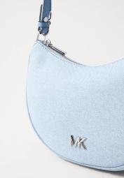 Женская текстильная сумка кроссбоди Michael Kors на молнии 1159838057 (Голубой One size)