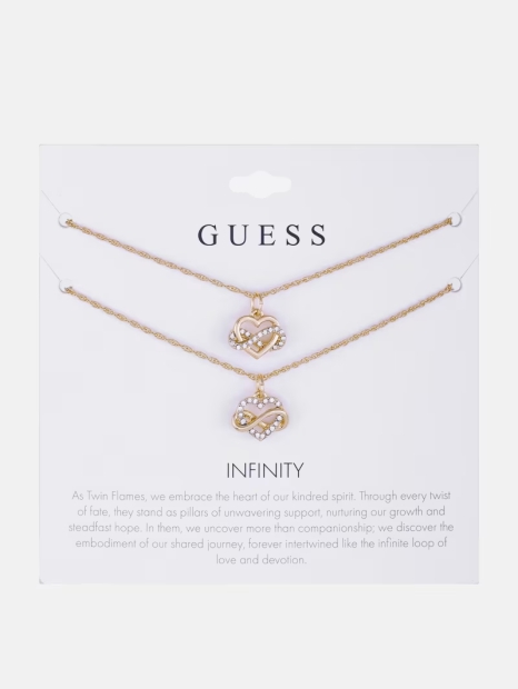 Набір із двох кольє GUESS з підвісками 1159810346 (Золотистий, One size)