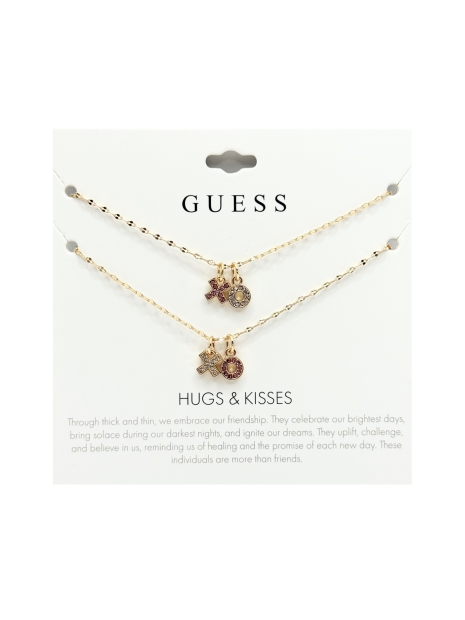 Набор из двух колье GUESS с подвесками 1159810347 (Золотистый, One size)