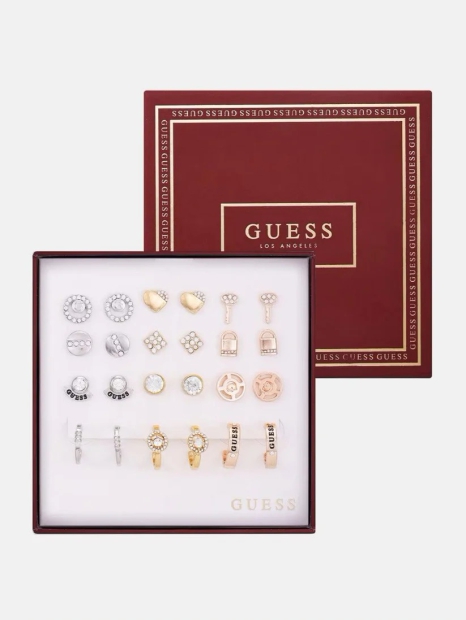 Набір сережок GUESS 12 пар 1159824474 (Золотий/Сріблястий One size)