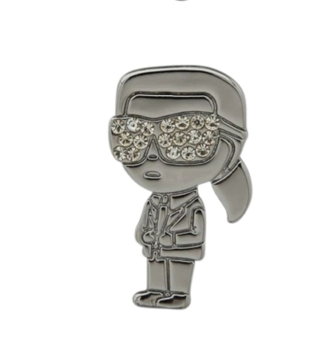 Набор значков  Karl Lagerfeld Paris 1159837632 (Серебристый One size)