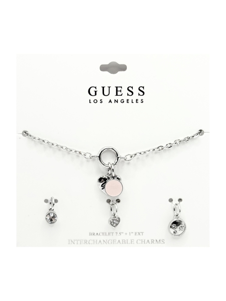 Браслет із набором підвісок GUESS 1159820100 (Сріблястий One size)