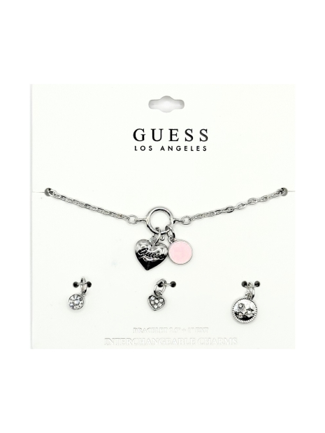 Браслет із набором підвісок GUESS 1159820100 (Сріблястий One size)