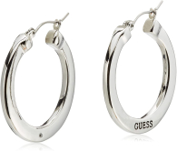 Сережки-кільця GUESS з гравіюванням логотипа оригінал