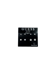 Набор серьги-гвоздики GUESS "Basic" Silver Cubic Zirconia 1159803148 (Серебристый, One size)