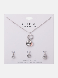 Ожерелье с набором подвесок GUESS 1159817299 (Серебристый One size)