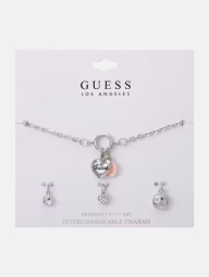 Браслет із набором підвісок GUESS 1159820100 (Сріблястий One size)