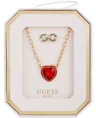 Набор украшений GUESS колье и серьги-гвоздики 1159823392 (Золотистый One size)