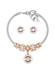 Набор украшений GUESS браслет с подвесками и серьги 1159836923 (Разные цвета One size)