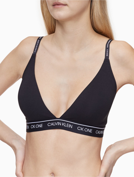 Бралетт Calvin Klein лиф с логотипом 1159772208 (Черный, L)