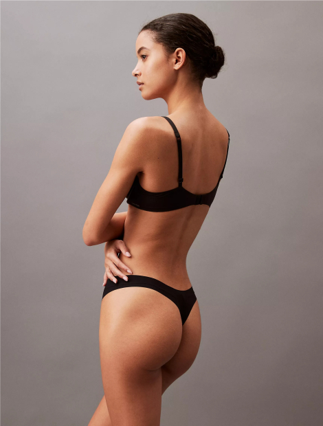 Бюстгальтер классический Calvin Klein гладкий 1159775564 (Черный, 38C)